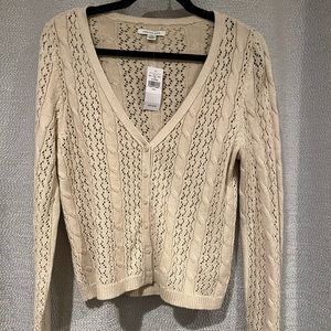American Eagle cable cardigan. NWT!